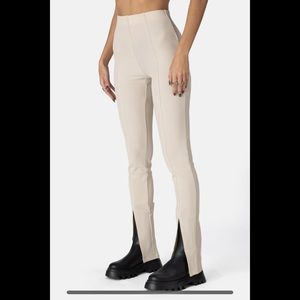 Adika Luxe Front-Slit Pants